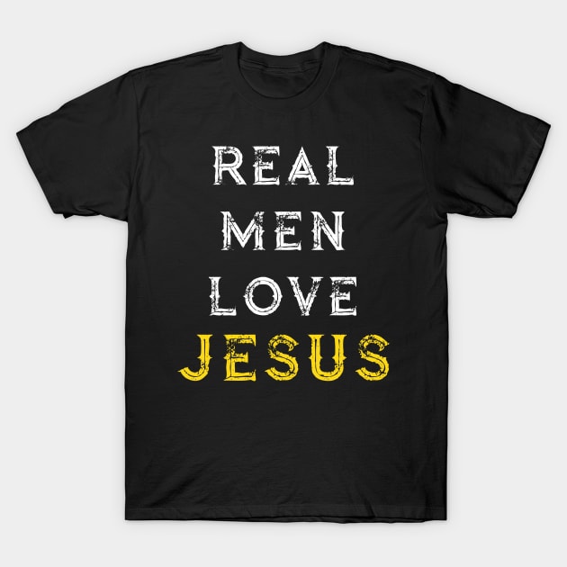 Real Men Love Jesus Funny Christian VBS Church T-Shirt by MasliankaStepan